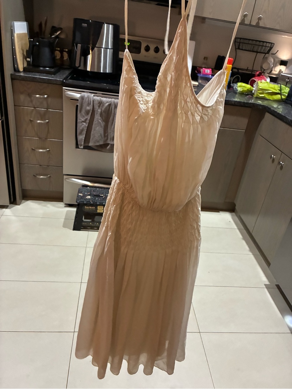 L’Agence halter silk midi dress